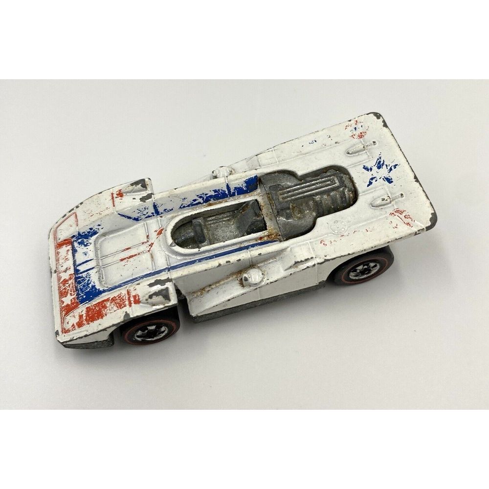 Original Red Line Hot Wheels White Steam Roller Lot #25